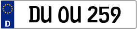 Truck License Plate